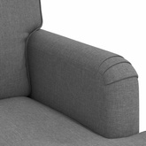 Sofa Ciemnoszary 144 x 80 x 85 cm tkanina