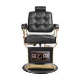 Gabbiano fotel barberski Boss czarny 122340