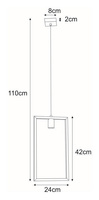Lampa wisząca K-4031 z serii LAVAYA KAJA