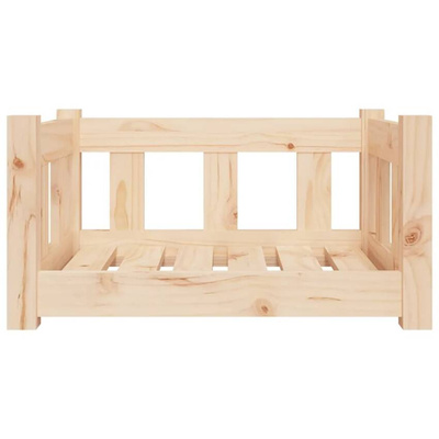 vidaXL Legowisko dla psa, 55,5x45,5x28 cm, lite drewno sosnowe model standard