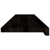 Stopnie schodowe 12 szt. brązowoczarne 100x25x2 cm lite drewno dębowe