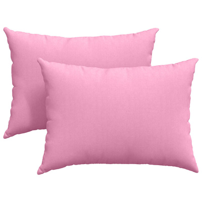 Poduszki na sofę 2 pcs Różowy 70 x 50 cm tkanina