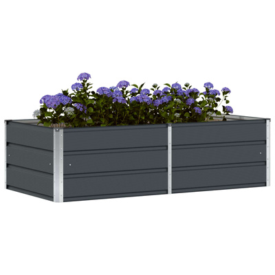 Donica Antracyt 160 x 80 x 45 cm Stal