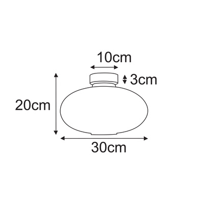 Lampa sufitowa K-5677 z serii ARCO