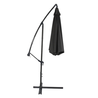 Parasol Ogrodowy Boczny Z Regulacją Pochyłu  350 x 250cm Antracyt