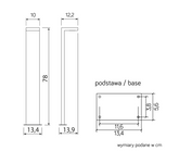 Lampa ogrodowa stojąca KR-780