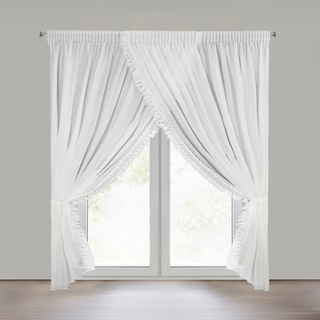 Firana Loreta biała 400x250