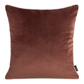 Velvet bordowa 45x45 Poszewka
