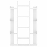 Regał na książki, biały 86x25,5x140 cm, materiał drewnopochodny