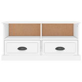 vidaXL Szafka pod TV, biała, 93x35,5x45 cm, materiał drewnopochodny