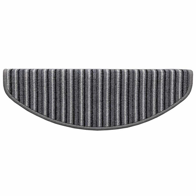 Samoprzylepne maty na schody 15 pcs Szary 65 x 21 x 4 cm