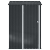 Schowki ogrodowe Antracyt 140,5 x 74 x 200 cm Metal