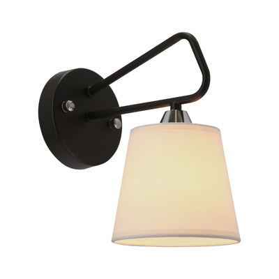 Kinkiet metalowy czarno/biały nowoczesny Morley Ledea 50401090