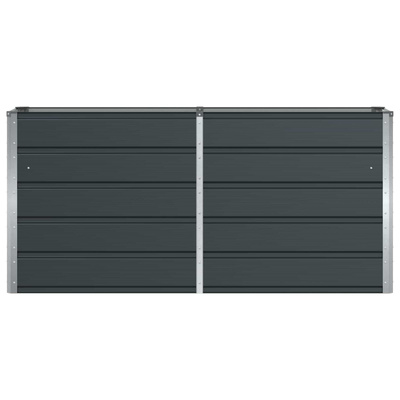 Donica Antracyt 160 x 40 x 75 cm Stal