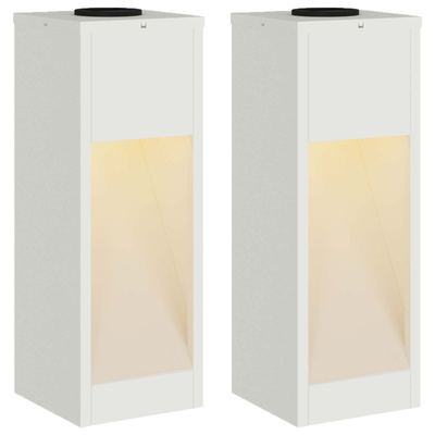 Solarna Lampa LED na Ścieżkę 2 pcs Biały