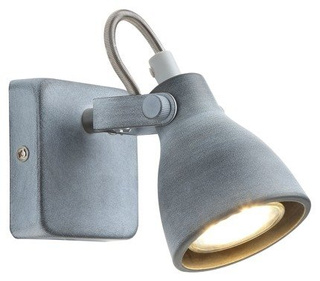 Kinkiet 1xGU10 szary mat 11cm ASH 91-64394