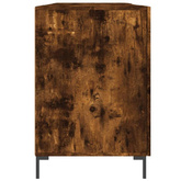 vidaXL Biurko, przydymiony dąb, 140x50x75 cm, materiał drewnopochodny wariant 7
