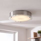 Lampa sufitowa plafon 33 1x18W LED satyna RONDA 13-30245