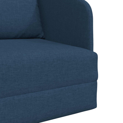 Sofa Bed Niebieski 65 x 80 x 83 cm tkanina