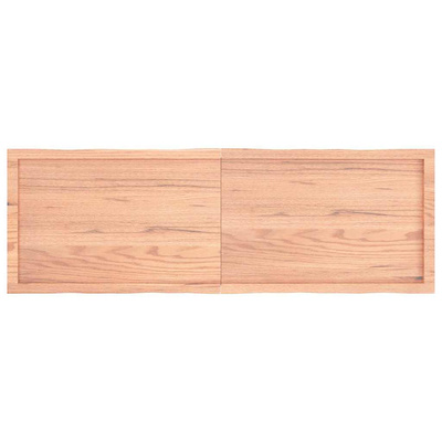 Blat, jasnobrązowy 160x50x(2-4)cm drewno z naturalną krawędzią