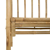 Łuk ogrodowy z ławką 115 x 50 x 205 cm Bambus