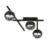 Lampa sufitowa  SMART 3 BLACK/STRIPE