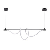 Nowoczesna spiralna lampa wisząca Złota 150cm 360° 45W 3000K Abruzzo Spirali