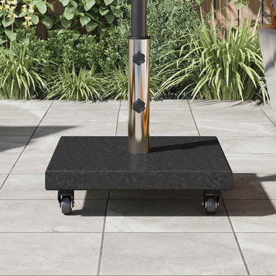 Podstawa do parasola 30kg Czarny Granit Kwadrat