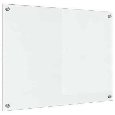 Panel kuchenny przezroczysty 80 x 60 cm szkło hartowane