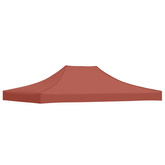 Dach do namiotu imprezowego, 4,5 x 3 m, terakota, 270 g/m?