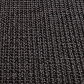 vidaXL Dywanik, naturalny sizal, 80x350 cm, czarny