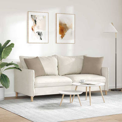 Poduszki na sofę 2 pcs Ciemnoszary 45 x 45 cm tkanina