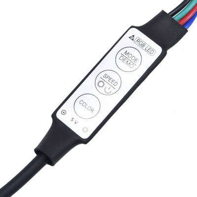 vidaXL Szafka pod TV z oświetleniem LED, szary dąb sonoma, 80x35x40 cm