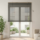 Roleta Szary 150 x 220 cm Bambus