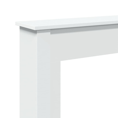 Obudowa kominka, biała, 75x20x87,5 cm, materiał drewnopochodny