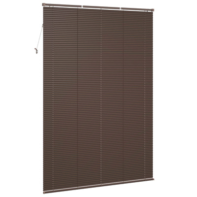 Żaluzja wenecka Ciemnobrązowy ze wzorem 213 x 150 cm 25 mm PVC