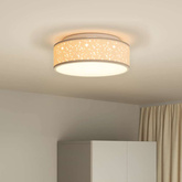 Lampa Sufitowa Ciemnoszary 38 x 38 x 13,5 cm tkanina