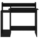vidaXL Biurko z podświetleniem LED, czarne, 97x45x90 cm