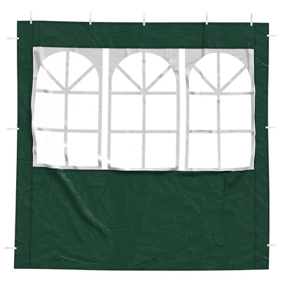 Ściana boczna namiotu na imprezy 2 pcs 200 x 195 cm zielony