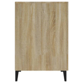 vidaXL Biurko, dąb sonoma, 140x50x75 cm, materiał drewnopochodny wariant 5
