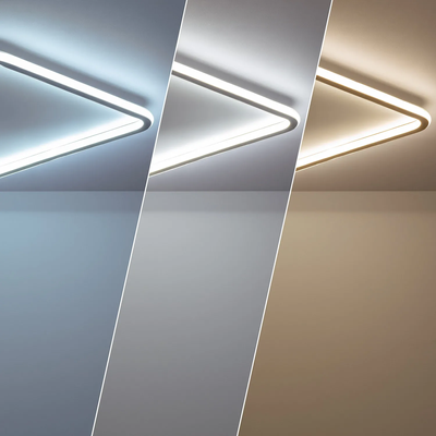 Plafon LED 40W Kwadratowy Złoty CCT 3000K/4000K/6000K 60x60cm Abruzzo Angelo