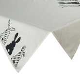 Obrus Wiosna biały 85x85