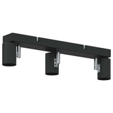 Reflektor sufitowy Czarny 38 x 6,5 x 11,5 cm Metal