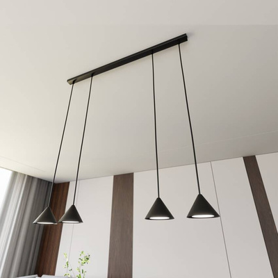 Lampa wisząca ELIT 4 BLACK