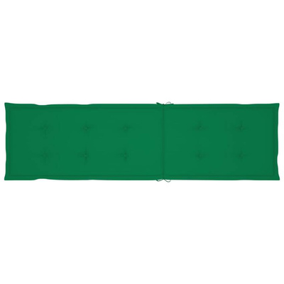 vidaXL Leżak tarasowy z podnóżkiem i poduszką, lite drewno akacjowe