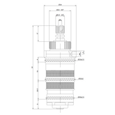 Termostat do paneli invena oraz baterii termostatycznej imola exe SC-P1-004-G Invena