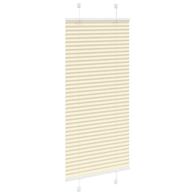 Roleta plisowana kremowa 60x150 cm Szerokość tkaniny 59,4cm