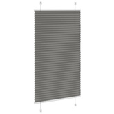 Roleta plisowana antracytowa 80x150 cm Szerokość tkaniny 79,4cm