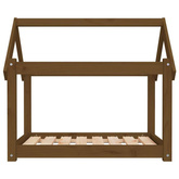 vidaXL Legowisko dla psa, miodowy brąz, 81x60x70 cm, drewno sosnowe