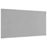 Panel kuchenny Jasnoszary 120 x 60 cm szkło hartowane